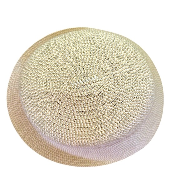 SEEBERGER Beige Woven Paper Straw Cloche Hat Women’s Summer Sun Hat Size Large‎ main image 10